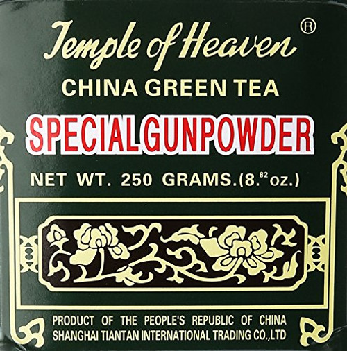 Temple of Heaven - China Green Tea - Special Gunpowder Loose Tea - 8.82 Oz Temple of Heaven - China Green Tea - Special Gunpowder Loose Tea - 8.82 Oz