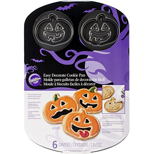 Wilton Jack-O-Lantern 6-Cavity Cookie Pan Wilton Jack-O-Lantern 6-Cavity Cookie Pan