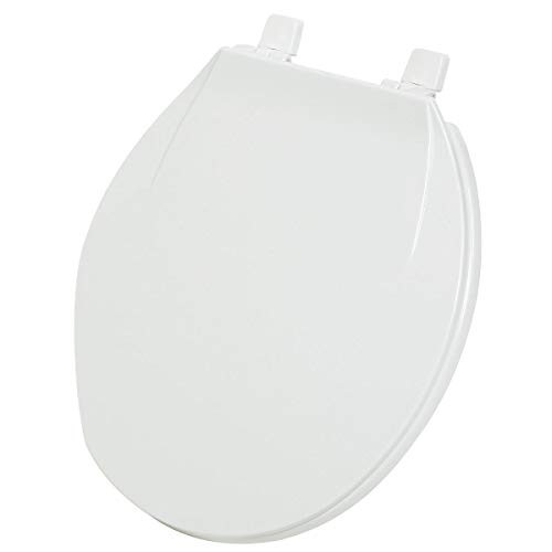 Do It Best Global Sourcing - Toilet Seats 445352 Home Impressions Round Plastic Toilet Seat, White