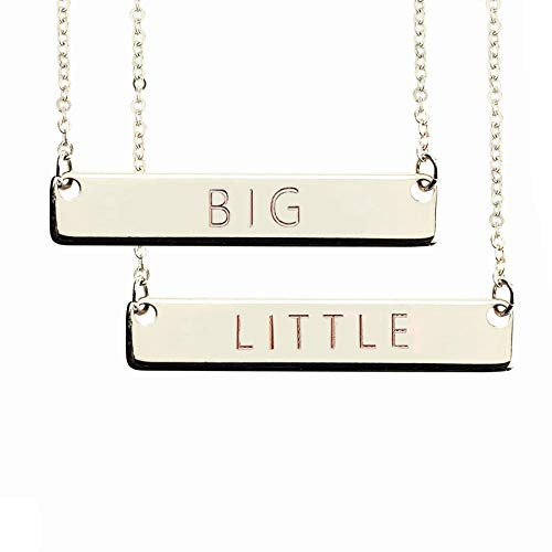 16K Rose Gold Plated Bar Necklace 