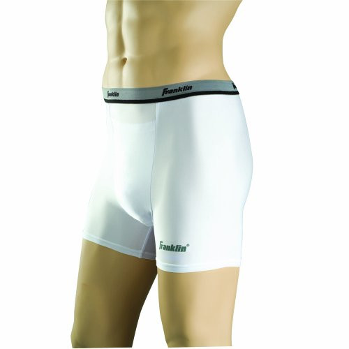 Franklin Sports Adult Compression Short With Quad Flex Cup- Small
