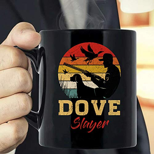 The Dove Slayer Of A Hunter, With A Dog, Duck Hunting, Fowling, Bird Hunter Target Gift For Mothers-day, Fathers-day Gift For Papa, Hunting Dad-thvh21012106 Coffee Mug