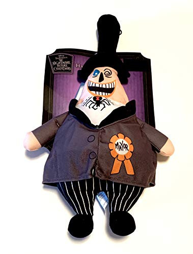 Tim Burton's 18 Inch The Nightmare Before Christmas The Mayor Hanging Plush - Two Faces