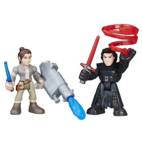 Playskool Star Wars Galactic Heroes Rey (Resistance Outfit) & Kylo Ren