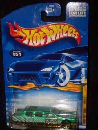 Hot Wheels 2001 #054 Limozeen Turbo Taxi Series 2 of 4 Gold Razor Wheels on Thailand Base