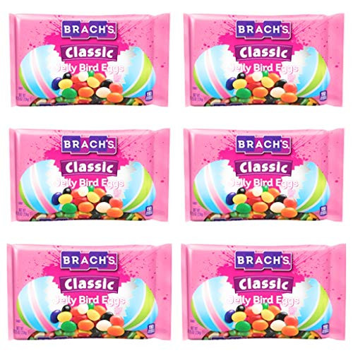Brachs Classic Jelly Bird Eggs Easter Candy - Pack of 6 Bags - 8.25 oz Per Bag - 49.5 oz Total of Bulk Brachs Classic Jelly Beans Candy Brachs Classic Jelly Bird Eggs Easter Candy - Pack of 6 Bags - 8.25 oz Per Bag - 49.5 oz Total of Bulk Brachs Classic Jelly Beans Candy