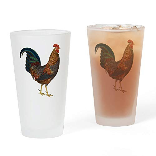 CafePress Rooster Pint Glass, 16 oz. Drinking Glass