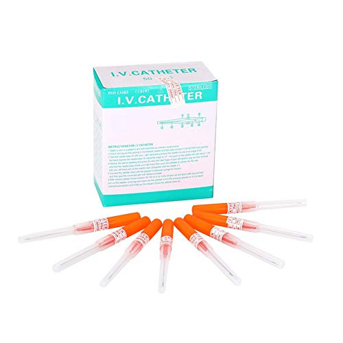 Ear Nose Piercing Needles  New Life Tattoo 50pcs 14G Piercing Needles IV Catheter Needles Kit Piercing for IV Start Kits,Body Piercing Tattoo Tools,Piercing Supplies (14G)