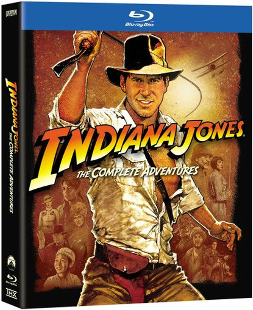 Indiana Jones: The Complete Adventures (Raiders of the Lost Ark / Temple of Doom / Last Crusade / Kingdom of the Crystal Skull) -Blu-ray-