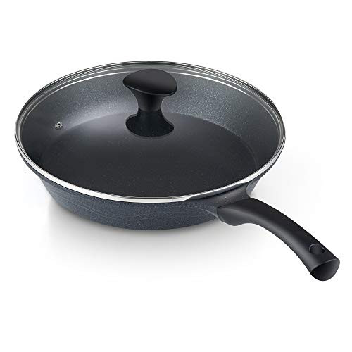 Cook N Home Marble Nonstick cookware Saute Fry Pan, 10.5 inch Lid, Black Cook N Home Marble Nonstick cookware Saute Fry Pan, 10.5 inch Lid, Black