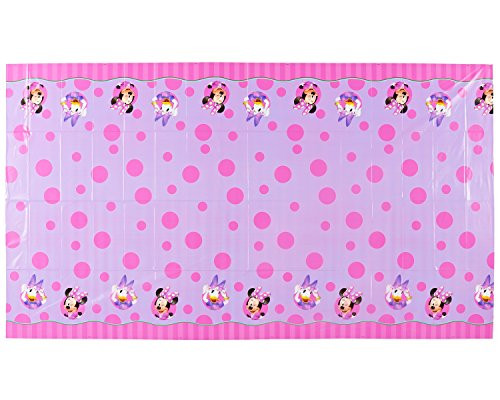 American Greetings Minnie Mouse Plastic Table Cover, 54" x 96"