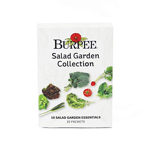 Burpee Salad Garden Collection - 10 Essential Packets of, Seeds for Planting