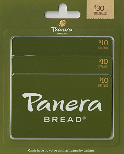 Panera Bread Gift Cards, Multipack of 3 - 10