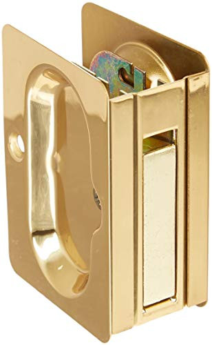 Cal Royal PASPDL343 Passage Pocket Door Lock, Polished Brass