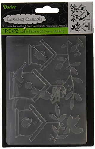Darice, Embossing Folder Birdhouses in Trees