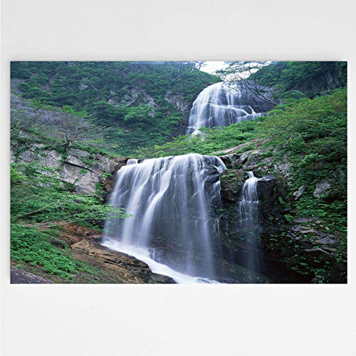 Waterfall Canvas Wall Art Prints Picture Waterfall,slope Canvas Painting For Room Wall Decor 16x24 In