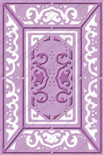Cuttlebug Provo Craft Plus A2 Embossing Folder, Lace Door