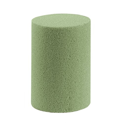 FloraCraft Floral Dry Foam 2 Piece Mug Plug 2.6 Inch x 3.7 Inch Green