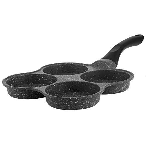 Frying Pan, 4?Hole Cookware Omelet Pan, Omelette Pan Eggs Pot Aluminum Egg Skillet for Cooking Home Kitchen Frying Pan, 4?Hole Cookware Omelet Pan, Omelette Pan Eggs Pot Aluminum Egg Skillet for Cooking Home Kitchen