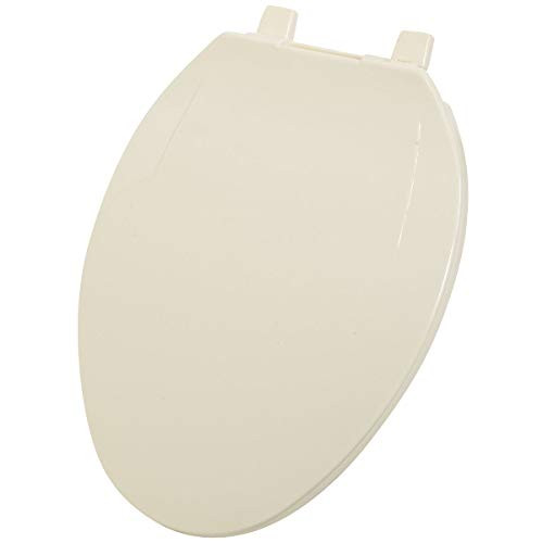 Do It Best Global Sourcing - Toilet Seats 445496 Home Impressions Elongated Plastic Toilet Seat, Brown