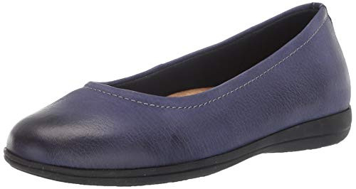 Trotters Women's Darcey Ballet Flat, Navy, 11.0 N US