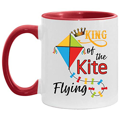 King Of Kite Flying Kite Flying Lovers Accent Mug