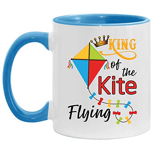 King Of Kite Flying Kite Flying Lovers Accent Mugs