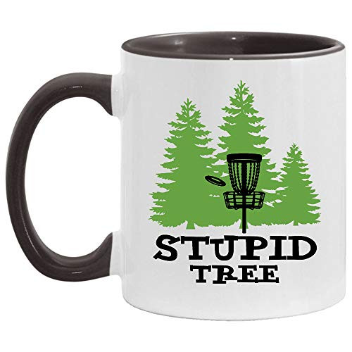 Stupid Tree Irish Disc Golf St Patricks Day Disc Golf Lovers Accent Mug Gift
