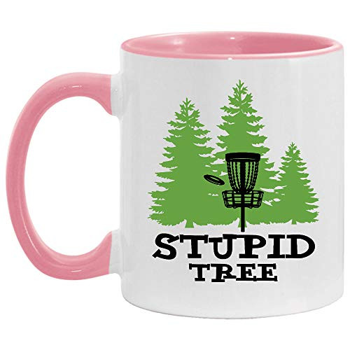 Stupid Tree Irish Disc Golf St Patricks Day Disc Golf Lovers Accent Coffee Mugs