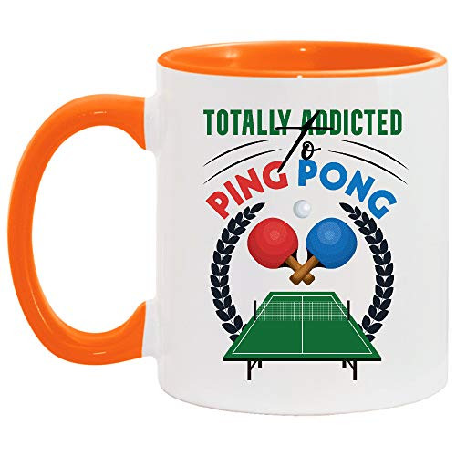 Totally Addicted To Ping Pong Accent Mug Gifts