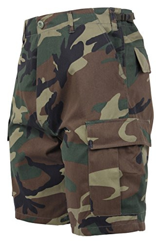 Rothco P/C BDU Shorts, Woodland Camo, 3XL