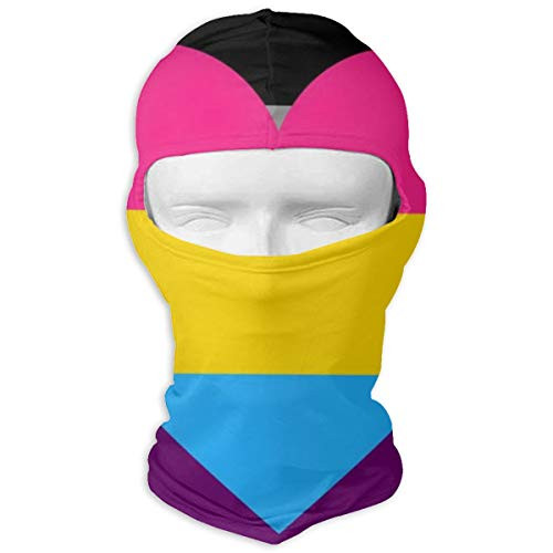 PIOL Gender Fluid and Pan-Romantic Asexual Neck Scarf Sunscreen Hats Ski Mask Sun UV Protection Dust Protection Wind-Resistant Face Mask