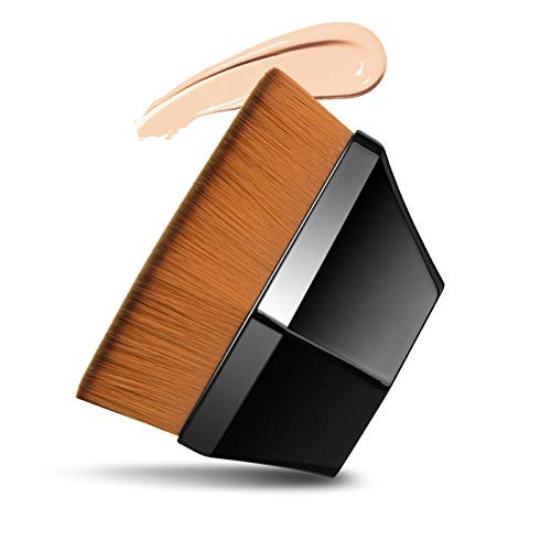 Endoto Flawless Foundation Brush, Petal-Shaped Flat Top High-Density Seamless Kabuki Hexagon Face Makeup Brushes for Blending Liquid, Fluid, Cream Foundation or Powder Cosmetics with Protective Case Endoto Flawless Foundation Brush, Petal-Shaped Flat Top High-Density Seamless Kabuki Hexagon Face Makeup Brushes for Blending Liquid, Fluid, Cream Foundation or Powder Cosmetics with Protective Case