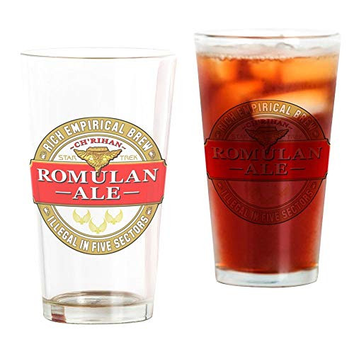 STAR TREK Romulan Ale Pint Glass, 16 oz. Drinking Glass