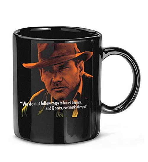 OLIVERREBYTE Indiana Jones Movie Marion Ravenwood Round Adventure Indiana Jones Short Coffee Mug for Women and Men Tea Cups OLIVERREBYTE Indiana Jones Movie Marion Ravenwood Round Adventure Indiana Jones Short Coffee Mug for Women and Men Tea Cups