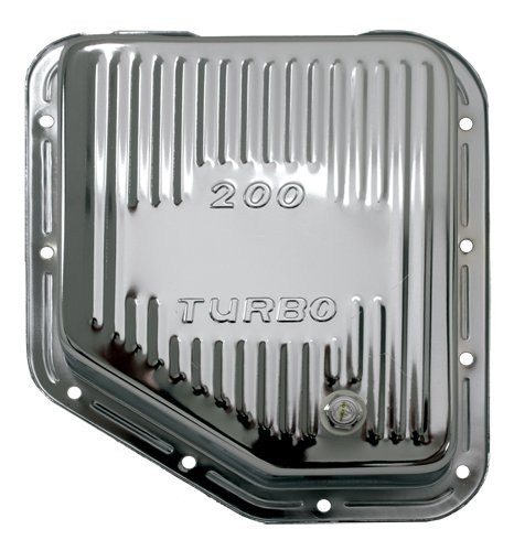 Compatible/Replacement for CHEVY/GM TURBO TH-200 STEEL TRANSMISSION PAN - CHROME