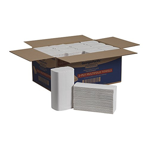 Georgia-Pacific Professional Series Premium 2 Ply Multifold Paper Towels by GP PRO, Georgia-Pacific , White, 2344214, 150 Towels Per Pack, 16 Packs Per Case Georgia-Pacific Professional Series Premium 2 Ply Multifold Paper Towels by GP PRO, Georgia-Pacific , White, 2344214, 150 Towels Per Pack, 16 Packs Per Case