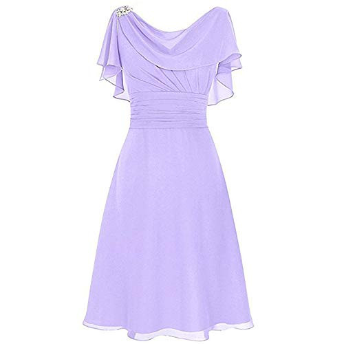 Aniywn Women Formal Wedding Bridesmaid Dress Plus Size High-Waist Party Ball Prom Gown Cocktail Dress Purple Aniywn Women Formal Wedding Bridesmaid Dress Plus Size High-Waist Party Ball Prom Gown Cocktail Dress Purple