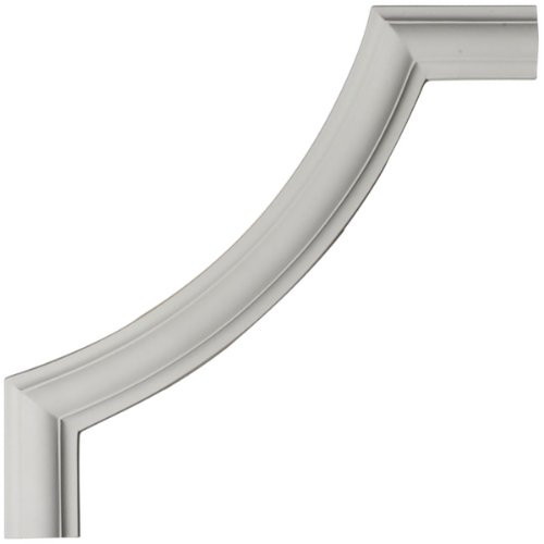 Ekena Millwork PML12X12AS Ashford Smooth Panel Molding Corner, 12-Inch x 12-Inch x 1/2-Inch