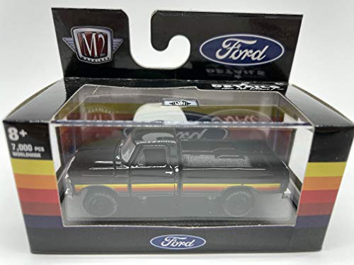 M2 Machines by M2 Collectible Ford 1970 Ford F-100 Custom 4X4 1:64 Scale R61 20-66 Black Details Like NO Other M2 Machines by M2 Collectible Ford 1970 Ford F-100 Custom 4X4 1:64 Scale R61 20-66 Black Details Like NO Other