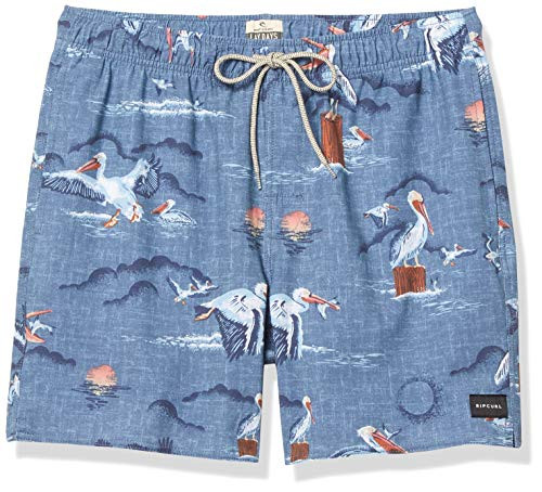 Rip Curl Men's Mirage Sunrise Stretch Boardshorts, Navy, 32