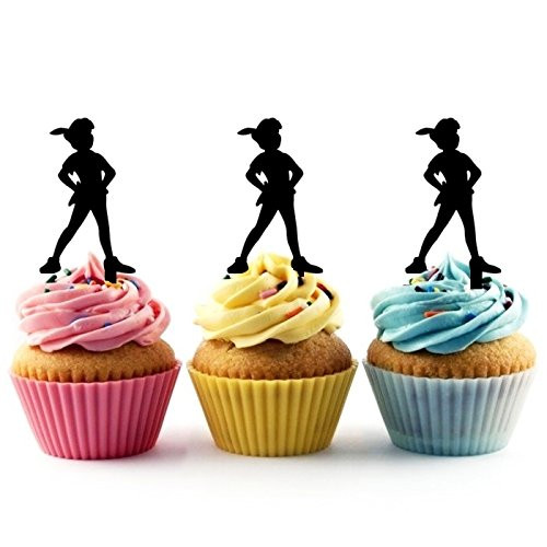 TA0027 Peter Pan Silhouette Party Wedding Birthday Acrylic Cupcake Toppers Decor 10 pcs