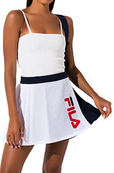 Fila Asami Skirt White/Peacoat/Chinese Red LG