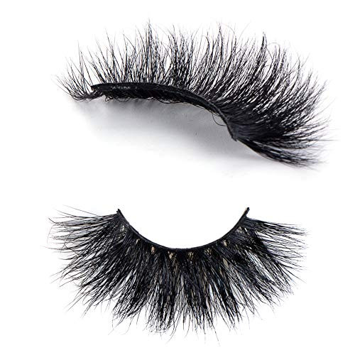 FOXSCOS 1 Pairs Fluffy False Eyelashes Natural Mink Strip 3D Lashes Pack?100 percent Siberian Mink Long False Eyelashes?25mm 3D Mink Lashes Mink Eyelashes(Model MG20) FOXSCOS 1 Pairs Fluffy False Eyelashes Natural Mink Strip 3D Lashes Pack?100 percent Siberian Mink Long False Eyelashes?25mm 3D Mink Lashes Mink Eyelashes(Model MG20)