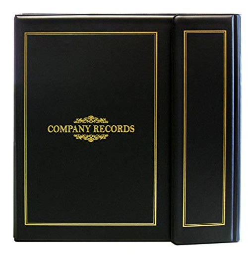 New Slimline Corporate Kit Combo from Corpkit - Black Binder, Stock Certificates, Index Tabs (LLC)