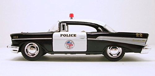Kinsmart 1957 LAPD Police Chevy Bel Air 1/40 Scale Diecast Squad Car by Kinsmart