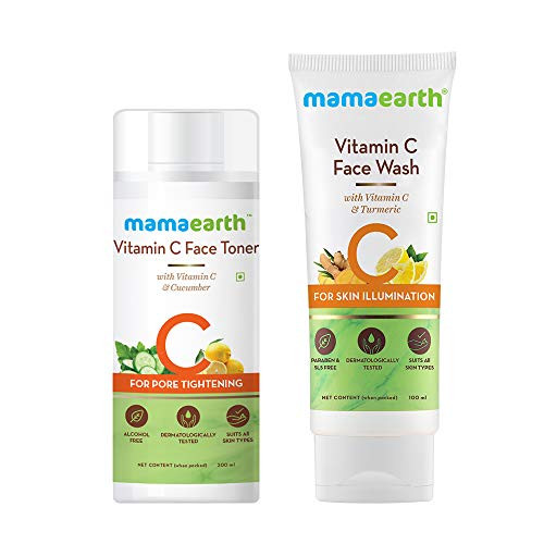Mamaearth Vitamin C Glowing Skin Combo