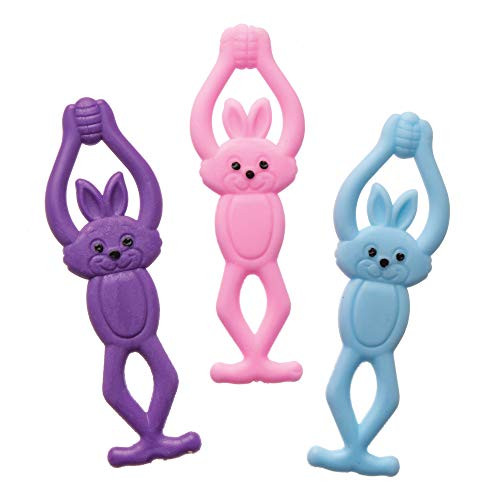 Baker Ross Stretchy Flying Bunnies (Pack of 8) for Kids Easter Party Bag Fillers or Gift Ideas Baker Ross Stretchy Flying Bunnies (Pack of 8) for Kids Easter Party Bag Fillers or Gift Ideas