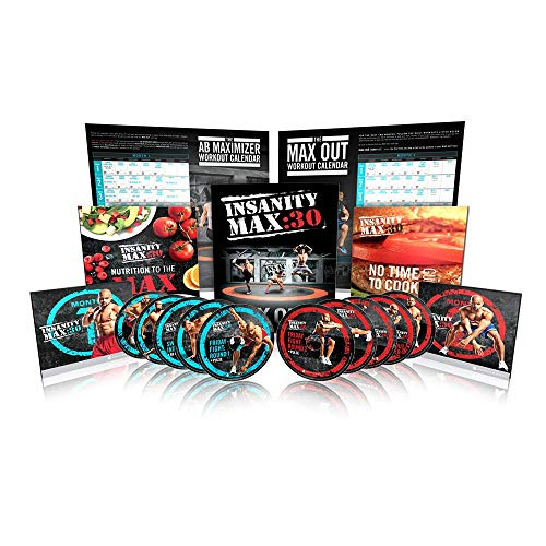 10 DVDs Insanity Max 30 Minutes Shaun T Exercise Fitness Discs DVD Videos 10 DVDs Insanity Max 30 Minutes Shaun T Exercise Fitness Discs DVD Videos