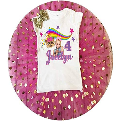 JoJo Siwa Personalized Birthday Tutu Set for Girl - Jojo and BowBow Outfit